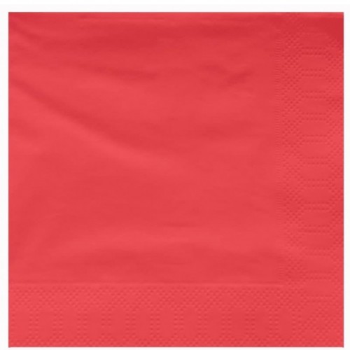 Tovagliolo 2 Veli 25x25 Rosso Pezzi 2000