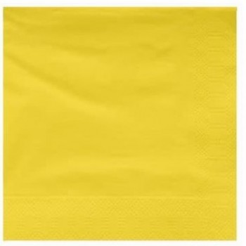Tovagliolo 2 Veli 33x33 Giallo Mais Pezzi 1200