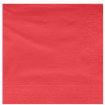 Tovagliolo 2 Veli 33x33 Rosso Pezzi 900