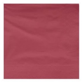Tovagliolo 2 Veli 33x33 Bordeaux Pezzi 900
