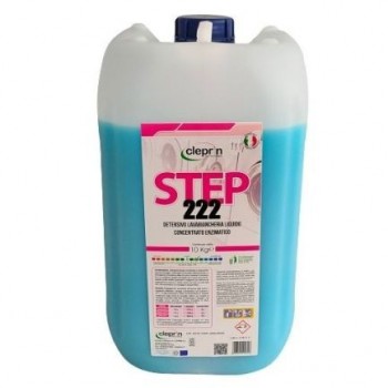 Detergente Lavabiancheria Cleprin Step 222 Enzimatico Kg.10