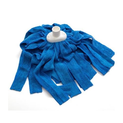 Mop Vite Microfibra Strisce Blu