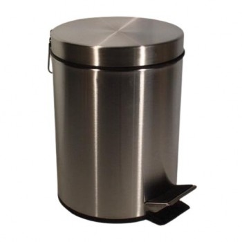 Pattumiera Pedale Lt.5 Inox