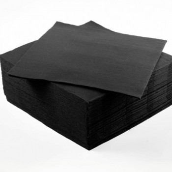 Tovagliolo 38x38 Plus Nero Pezzi 1440